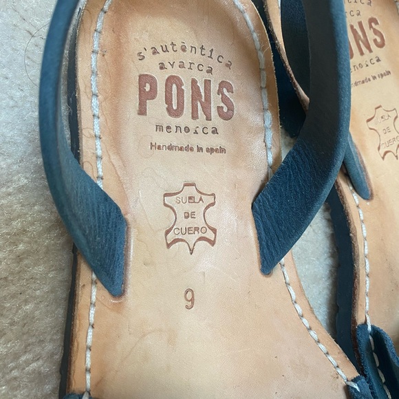Avarca PONS dark blue sandals size 9 - Picture 5 of 5